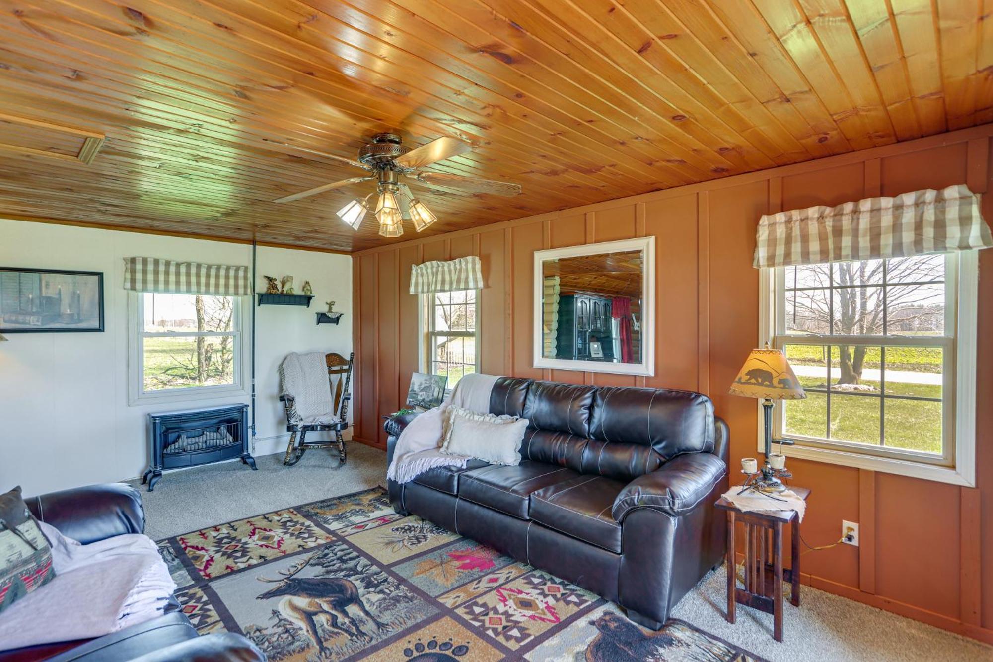 Quiet Shiloh Retreat With Spacious Yard And Fireplace! Extérieur photo